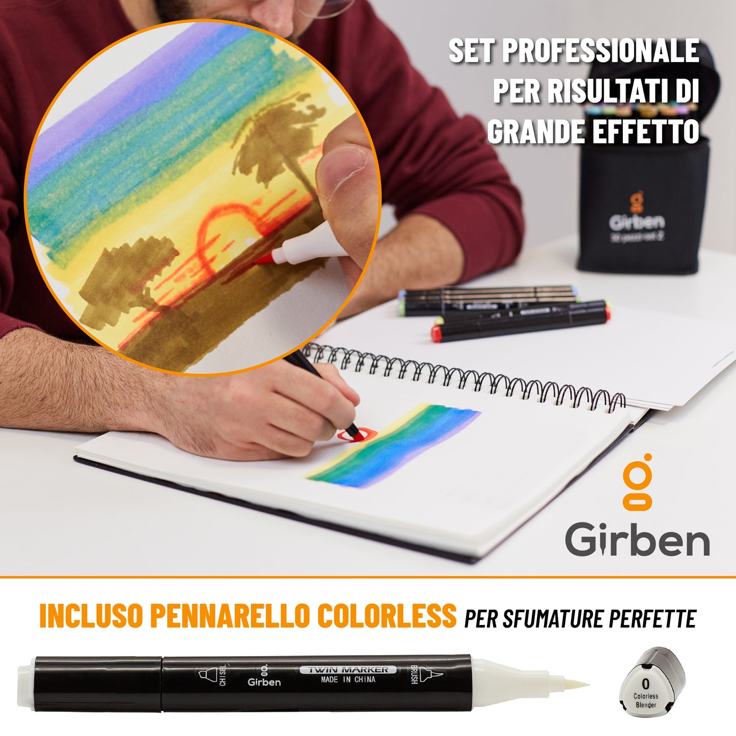 Markers Set Z - 30 colori pastello