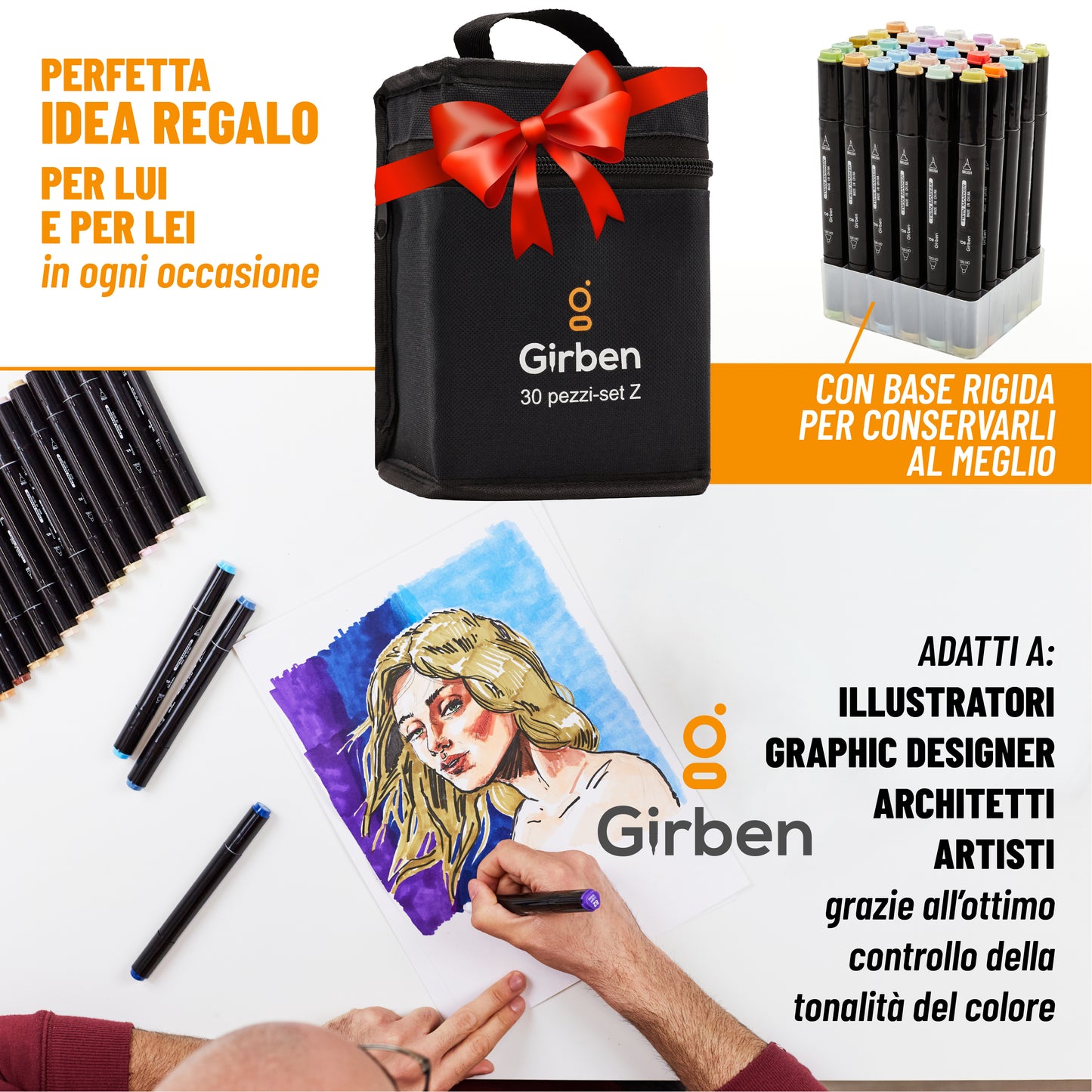 Markers Set Z - 30 colori pastello