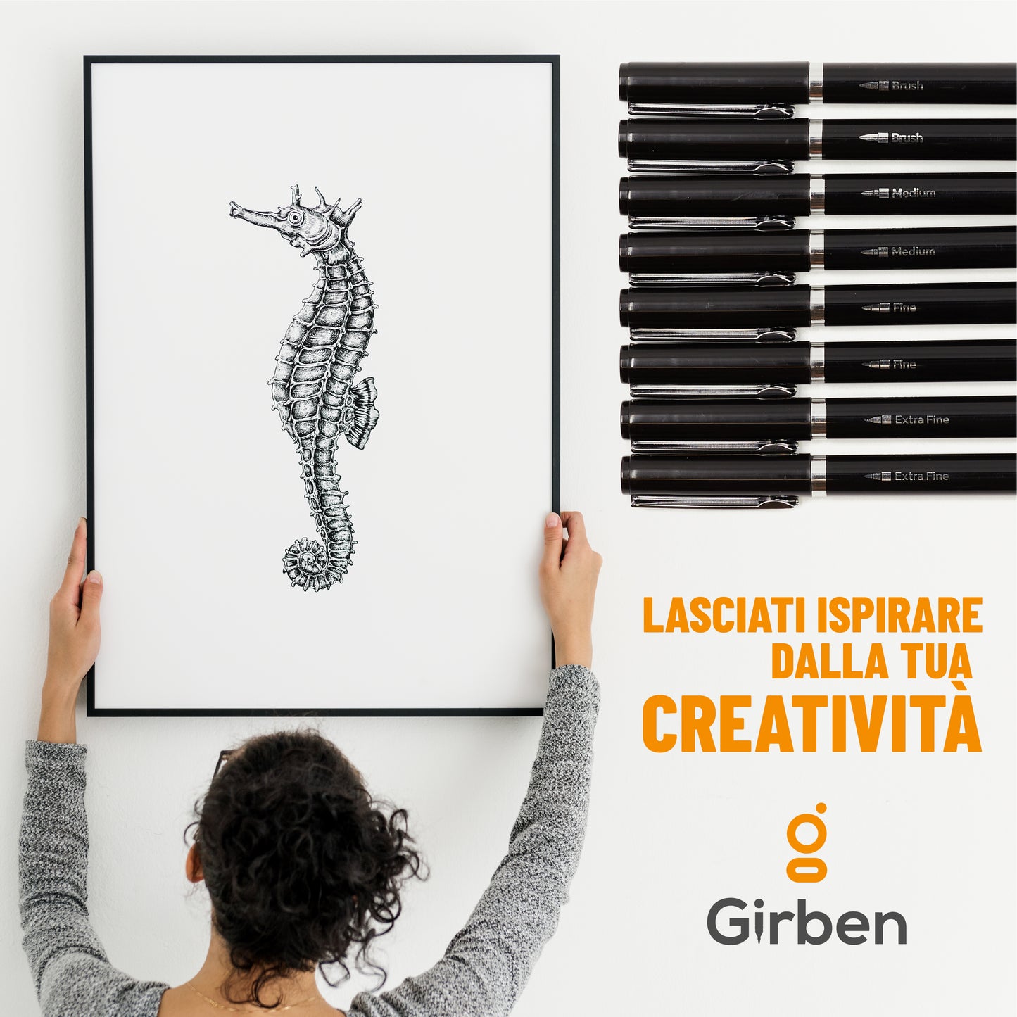 Pigment Calligraphy Liners - 4 diametri differenti x2