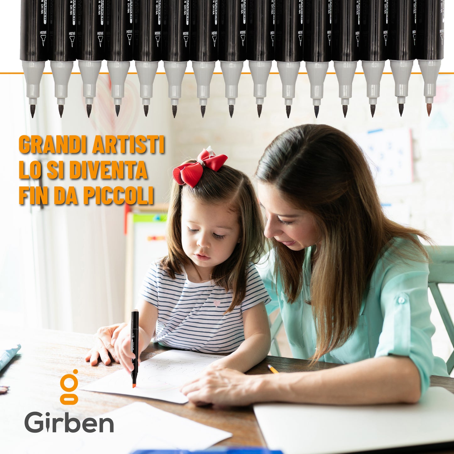 Markers Set G - 15 tonalità di grigio