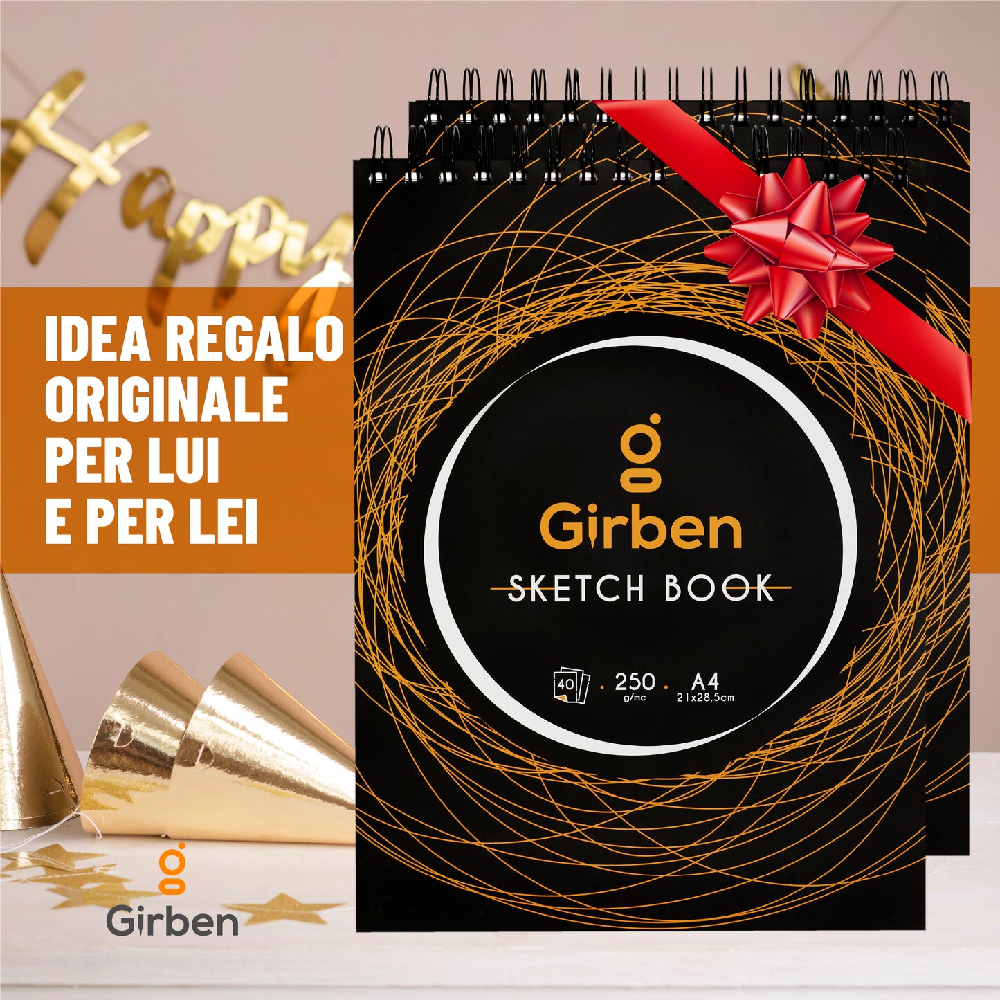 Sketchbook A4 x2 - 80 fogli 250gr/mq