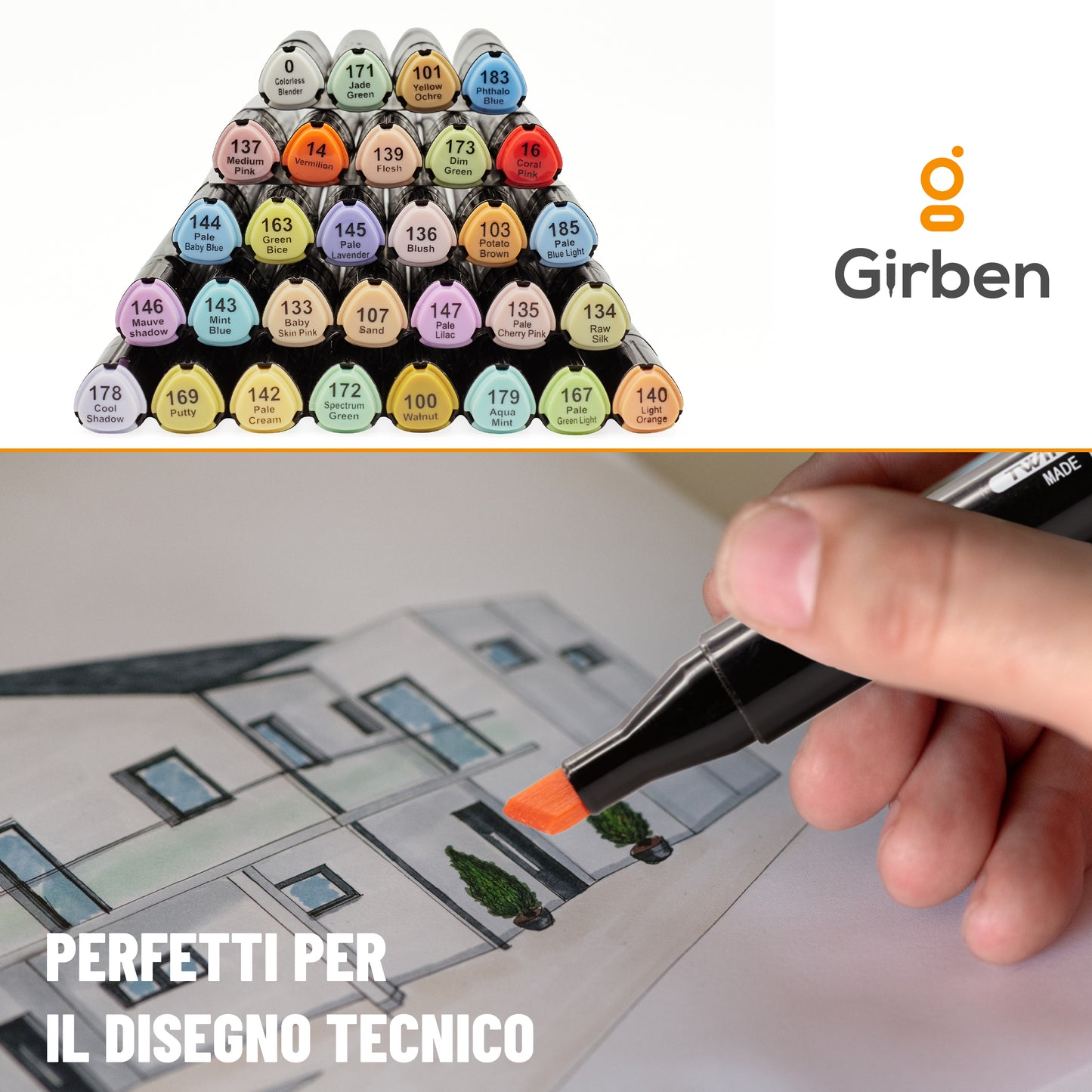 Markers Set Z - 30 colori pastello
